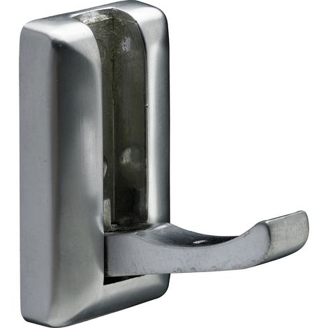 Hettich Mantelhaken zum Klappen 7 x 3,3 x 6,1 cm Aluminium-Optik - 1 Stück Garderobenhaken (1/2)