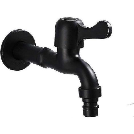 Robinet Mural - Acier Inoxydable 304 - Ouverture Rapide - Pour Jardin Salle De Bain Extérieur - 1 Pièce (1/5)