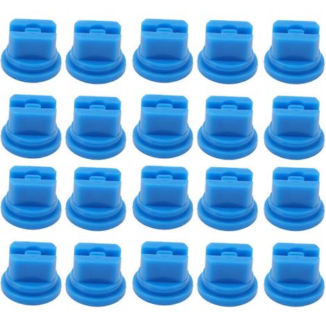 20 buses de pulvérisation à jet plat, compatibles avec tous les pulvérisateurs agricoles, distribution de pulvérisation à 110 degrés, atomisation (1/5)