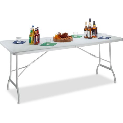 Mesa de jardin plegable bastian grande
