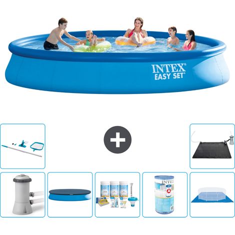 Intex Piscine Easy Set Ronde - 457x84 cm - 8-pièces S31203 (1/5)