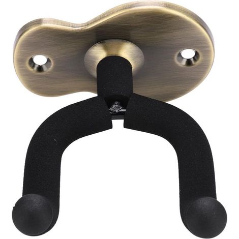 Gancho de pared para guitarra,Soporte para instrumentos,Almacenamiento de instrumentos,Protección antiarañazos,Oro champán