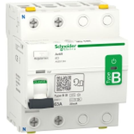 Acti9 - interrupteur différentiel - 2P - 63A - 30mA - type B - SI - 230V - A9Z61263