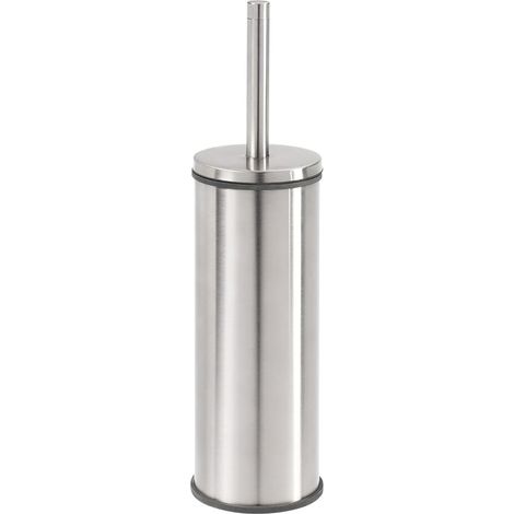 Tiger Klobürstenhalter mit Toilettenbürste + Deckel Various Edelstahl gebürstet (1/5)