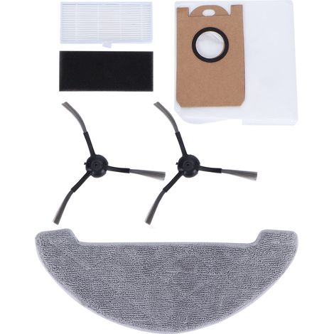 Kit de Brosse Latérale, Filtre et Sac à Poussière pour Robot Aspirateur Proscenic M7 MAX (1/5)