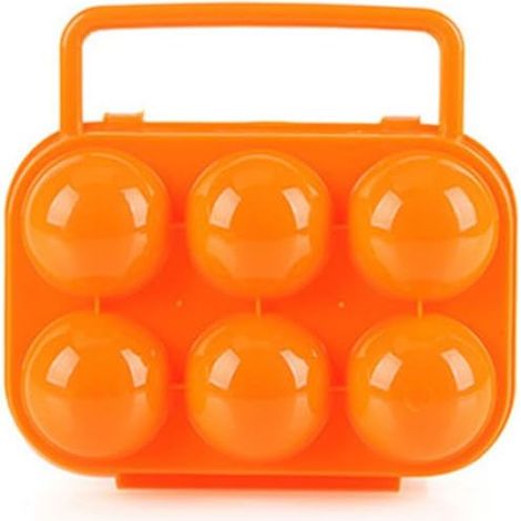Boîte Œufs Plastique 6 Grilles avec Couvercle, portable frigo/camping rangement