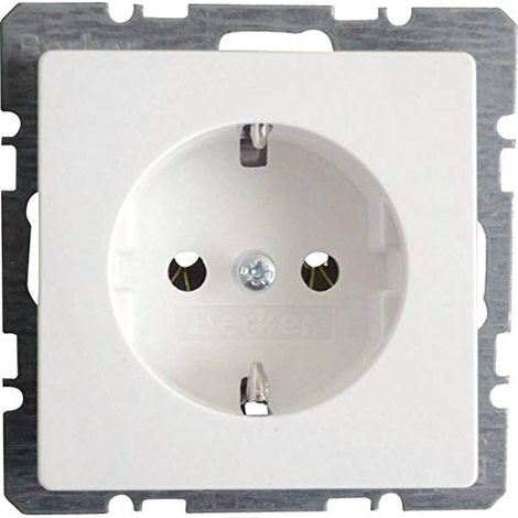 Berker 41436089 toma de corriente Tipo F Blanco