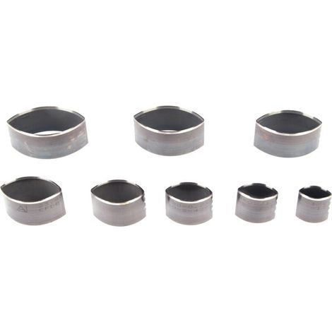 Hollow leather punching mold made of high carbon steel, cutting die for DIY crafts, bag, belt, wallet making, 8 pieces (1/5)