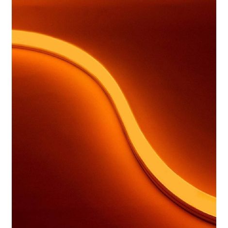 Flexible Led Neon Decorative Strip 5 M Ip65 Orange Light U-12v-a (1/2)