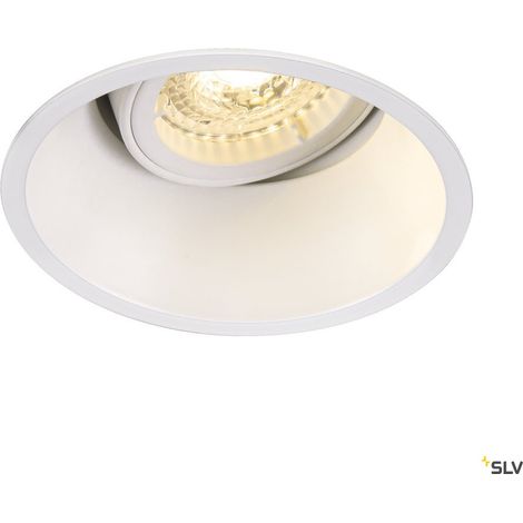 Plafonnier encastré HORN-T rond blanc inclinable - SLV 113141 (1/5)