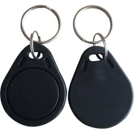 Lot de 10 badges RFID 13.56 MHz programmables – Étanches et modifiables via application MCT Android – Pour gestion d'accès et contrôle d'accès - 56Mhz (1/2)