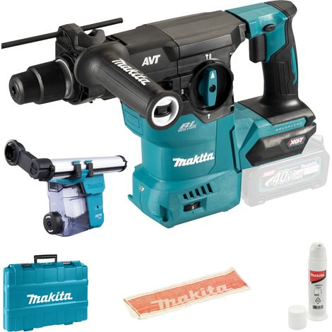 Makita – Perceuse à percussion 40V HR008GZ03 – Moteur sans balais 3,9J – Technologie anti-vibration AVT – Pour béton armé et bois dur