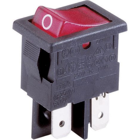 Arcolectric (Bulgin Ltd.) H8553VB NAH Wippschalter H8553VB NAH 230 V/AC 10 A 2 x Aus/Ein rastend 1