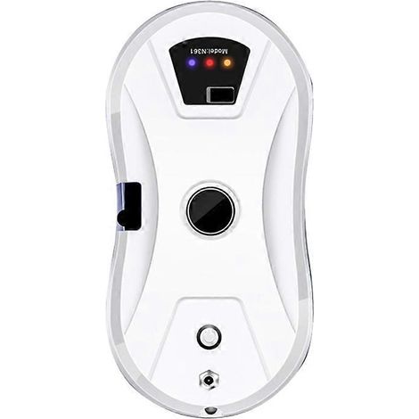 Robot nettoyeur de vitres ultra-mince avec télécommande, aspirateur, essuie-vitres, lavage à sec et humide, prise américaine. (1/5)