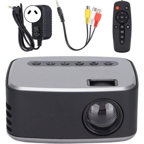 Projecteur LED intelligent Mini Vidéo HDMI Audio Vidéo pour Cinéma Maison, Prise AU 100-240V (1/5)