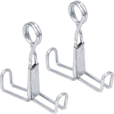 Robinets d'arrêt pour tuyaux - Colliers de serrage - Laboratoire - Acier inoxydable - Lot de 20 - Argent (1/5)