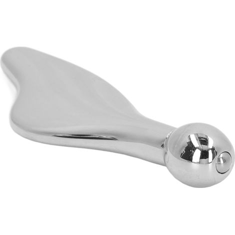 Rouleau de massage facial en alliage de zinc multifonction, lève-visage, favorise l'absorption, galet de Gua Sha (1/5)