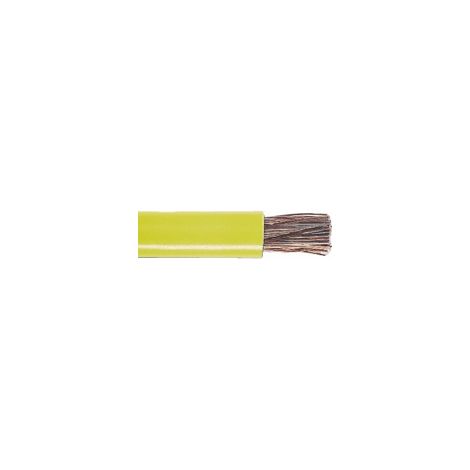 Câble triple homologation RS PRO, Jaune, Section 16 mm² 6 AWG, 600 V, , Triple homologation PVC ( Prix pour Bobine de 100 Mètres )
