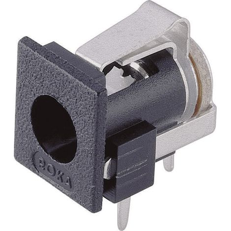 Conrad Components Niedervolt-Steckverbinder Buchse, Einbau horizontal 6.6 mm 1.95 mm 1 St.