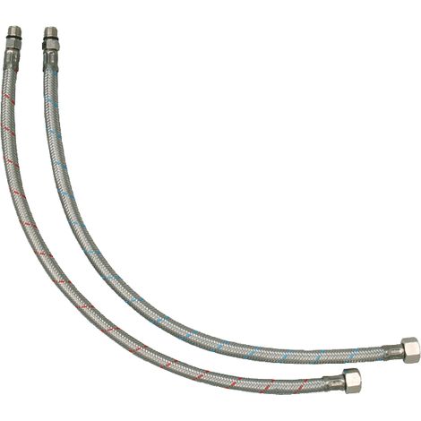 Flexible PEX de Delabie, D10 x G3/8, longueur 660 mm, 2 pièces (1/2)