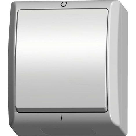 Interrupteur simple bipolaire Fala IP44 blanc ŁNH-11H/00