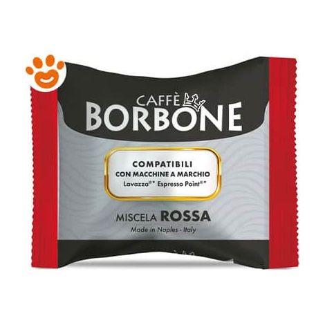Borbone Caffè Capsule Espresso
Point - Miscela Rossa - Confezione 50 Capsule -