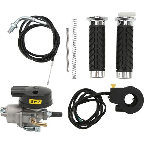 Kit de frein d'accélérateur à poignée, accélérateur gauche droit pour moto et vélo électrique 49 à 80cc (1/5)
