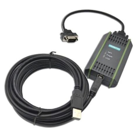 Câble de programmation USB AMSAMOTION pour automates programmables Siemens S7-200/300/400 (RS485, Profibus, MPI, PPI) - Remplace la référence 6ES7972-0CB20-0XA0 (1/5)