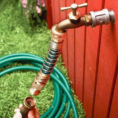 Rallonge De Robinet De Jardin, Raccord D'arrosage Rapide Pour Tuyau De Rallonge De Robinet De Jardin Connecteur De Tuyaux D'extension De Robinet En Laiton Massif Adaptateur D'extension De Tuyau (1/5)
