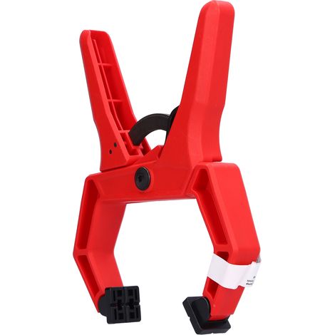 Pince à cliquet à ressort pour le travail du bois, à dégagement rapide, en forme de G, idéale pour le bricolage et la menuiserie (ouverture de 0 à 50 mm). (1/5)