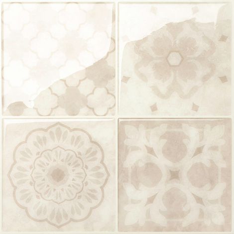 Selbstklebende Wandfliesen x4, 22,86x22,86cm - Smart Tiles Vintage Venezia Klebefliesen 3D Fliesenaufkleber für Bad & Küche (1/5)