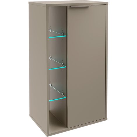 B.Paris F-Midi links Cubanit Grau 470x842x320 mm (1/3)