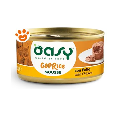 Oasy Cat Caprice Mousse con Pollo - Oasy Cat Caprice Mousse con Pollo - Lattina Da 85 Gr