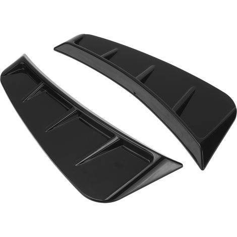 Feux latéraux aileron déflecteur garniture ABS Noir Brillant Accessoires extérieurs auto universels (1/5)