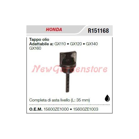 Tappo olio HONDA motosega GX 110 120 140 160 R151168