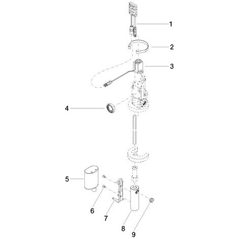Dornbracht 1282585090 Boîtier de commande universel neutre