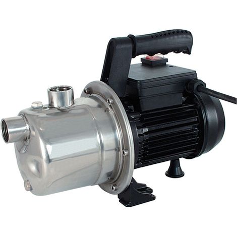Spido – Pompe d’arrosage manuelle 550 W – Débit 2,9 m³/h – Pression 4,2 bars – Kit aspiration 4 m avec clapet/crépine – Corps en acier inoxydable (1/2)