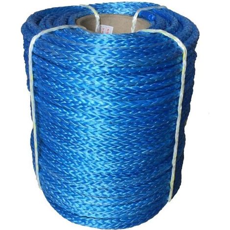 Corde de remorquage 16 mm x 50 m Braid synthétique treuil de remorquage Corde Corde (Color : Zwart) (1/3)