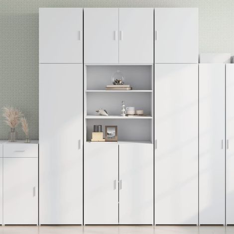 vidaXL Highboard White 80x42,5x249 cm Engineered Wood