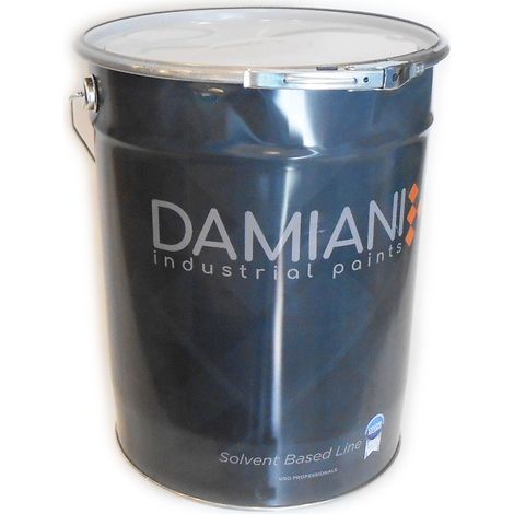 Damiani 25kg fondo protettivo antiruggine per ferro, colori nero