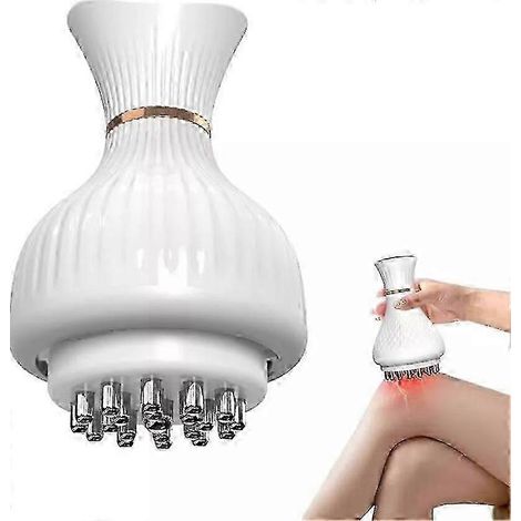 Appareil de drainage lymphatique, brosse de massage électrique des méridiens pour le corps, appareil de physiothérapie Guasha anti-cellulite à microcourants (1/3)