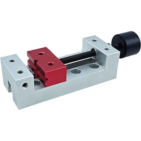 Étau pour machines robustes - Pince plate en aluminium - Étau miniature - Étau pour table parallèle et bancs industriels de sculpture (1/4)