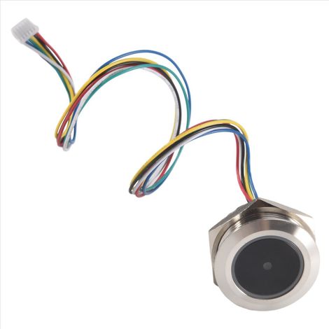 Geeignet für GM861 QR-Code-Lesemodule, mit LED-Steuerring aus Metall und UART-Schnittstelle.