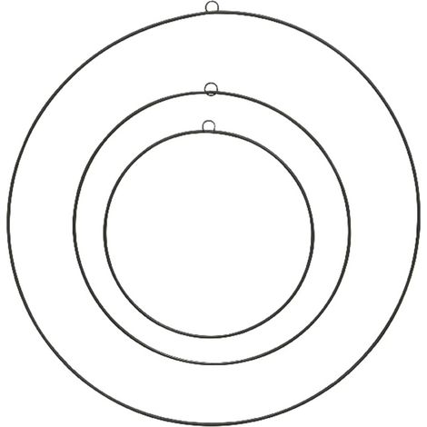 Figura di ferro a 2 colonne assemblata H 1 Ø 50 cm (1/4)