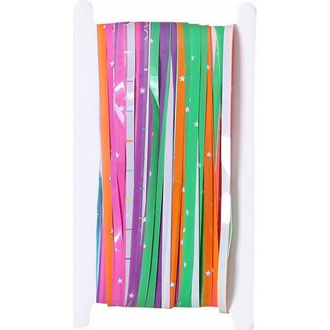 Rideau En Feuille Métallisée - 2,5 m x 1 m - Pour Décoration De Fête Anniversaire Mariage Noël - 1 Pièce (1/5)