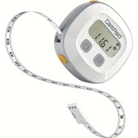 Mètre ruban électrique intelligent, mètre ruban télescopique automatique contrôlable par application, traqueur d'activité physique numérique mesurant le tour de poitrine et outil de mesure pour la mai (1/5)