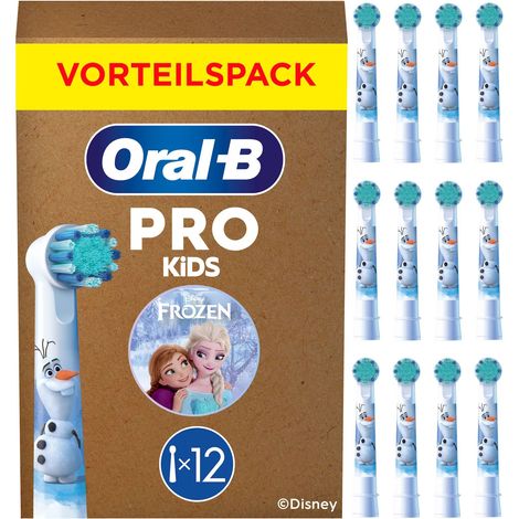 Oral-B Aufsteckbürsten Kids Frozen 12er FFS Aufsteckbürsten