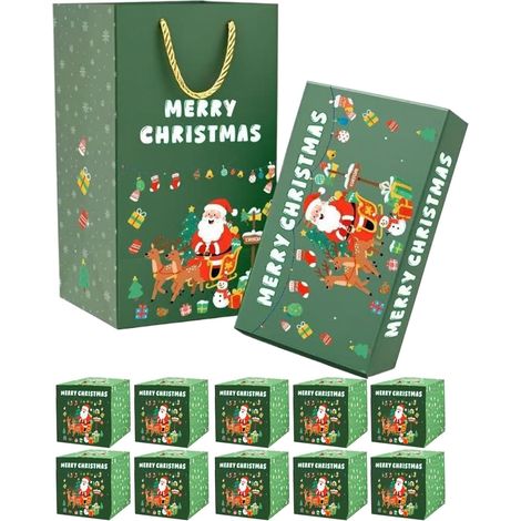 Boîte à Argent de Noël Étui à Monnaie Boîte Pliante pour Voyages Soirées Anniversaires Fêtes Adultes Jeux et Cadeaux (1/5)