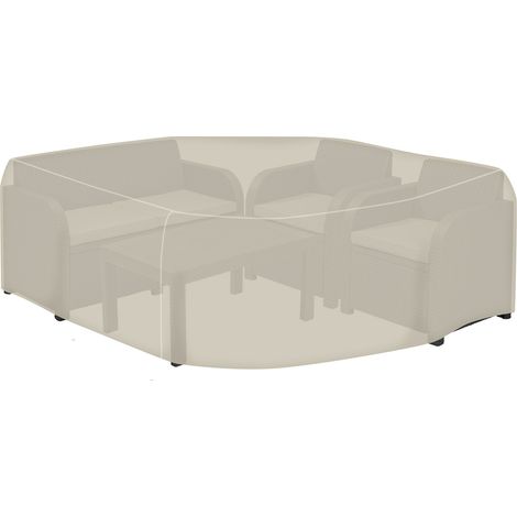 Tepro Universal Abdeckhaube Wetterschutz Schutzhaube für Loungegruppe groß (1/2)