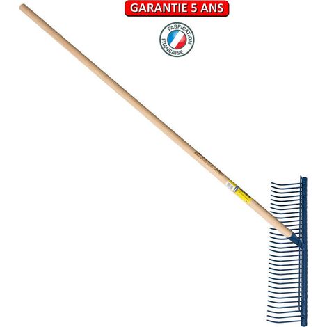 56-Zahn-Rasenrechen mit Stiel OUTILS PERRIN